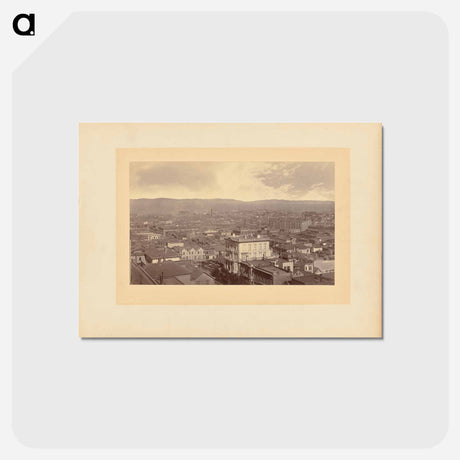 アートポストカード-View Overlooking the City and the Bay
 - エドワード マイブリッジ Postcard.