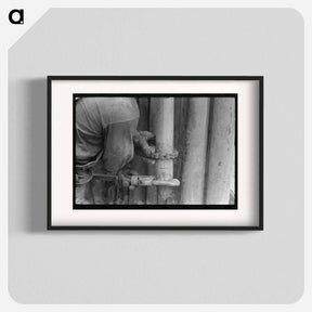 アートポスター-Drill Pipe Nipple, Kilgore, Texas
 - ラッセル リー Poster.