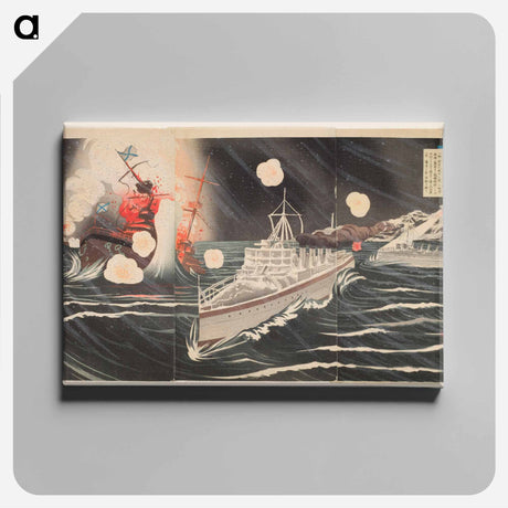 アートパネル-Night Attack by the Destroyer Squadron
 - セントルイス美術館 Canvas.