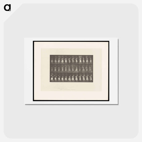 アートポストカード-Woman with Basket
 - エドワード マイブリッジ Postcard.