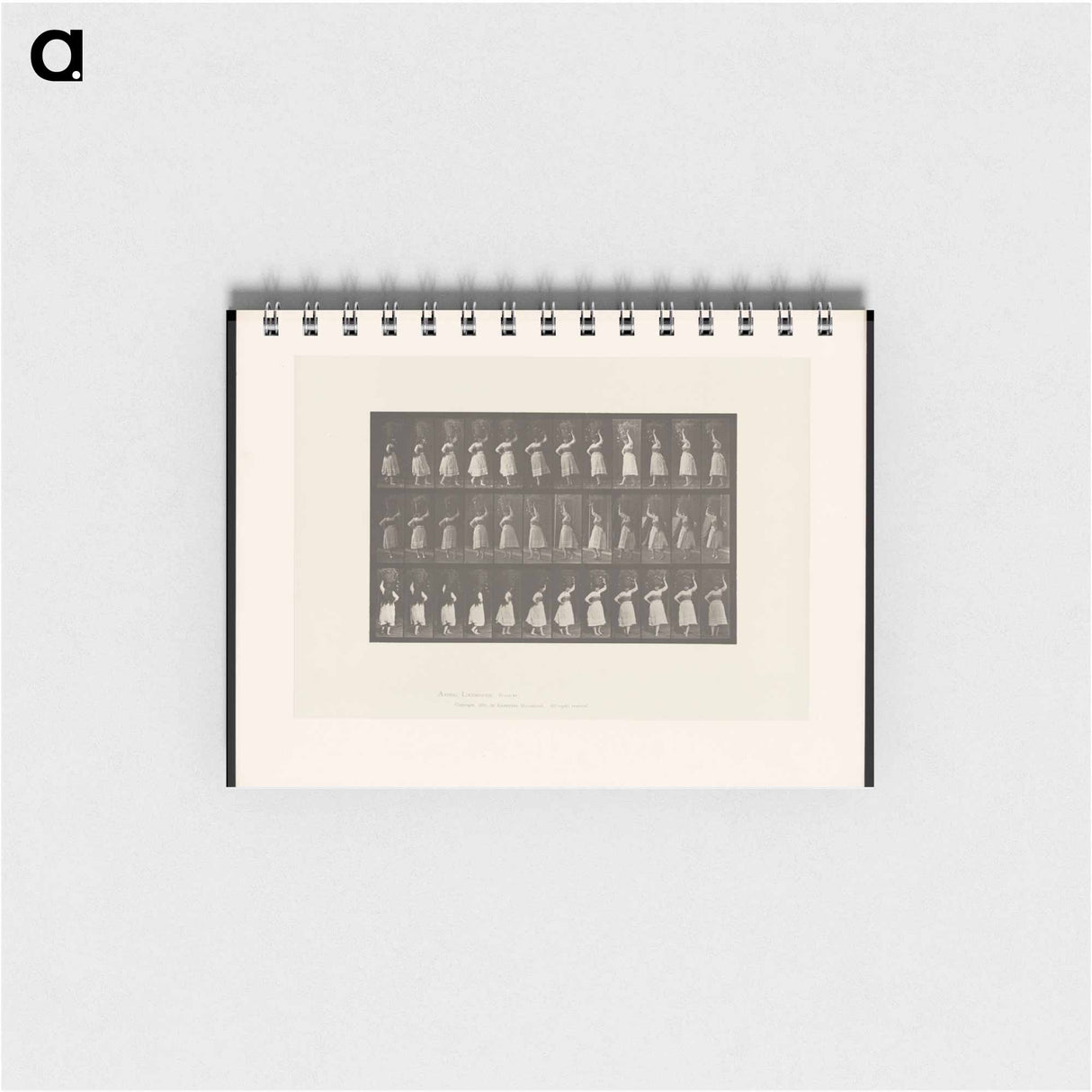 アートメモ帳-Woman with Basket
 - エドワード マイブリッジ Memo.