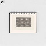 アートメモ帳-Woman with Basket
 - エドワード マイブリッジ Memo.
