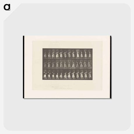 アートポストカード-Woman with Basket
 - エドワード マイブリッジ Postcard.