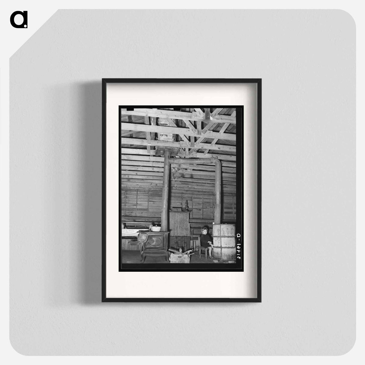 Stoves in former country church now used as residence - ドロテア ラング Poster.