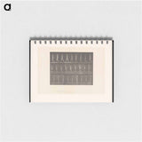 アートメモ帳-Man with Rock
 - エドワード マイブリッジ Memo.
