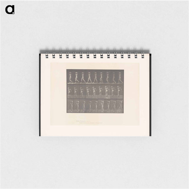 アートメモ帳-Man with Rock
 - エドワード マイブリッジ Memo.