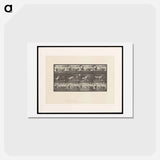 アートポストカード-Ring Bell Horses
 - エドワード マイブリッジ Postcard.