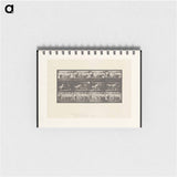 アートメモ帳-Ring Bell Horses
 - エドワード マイブリッジ Memo.