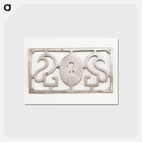 アートポストカード-Keyhole Escutcheon
 - バーンズ・コレクション Postcard.
