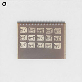 アートメモ帳-Walking - Changing to Trotting
 - エドワード マイブリッジ Memo.