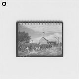 アートメモ帳-Casa Grande Holstein
 - ラッセル リー Memo.