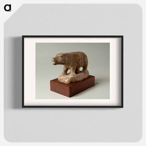 アートポスター-Hippopotamus Statuette
 - バーンズ・コレクション Poster.