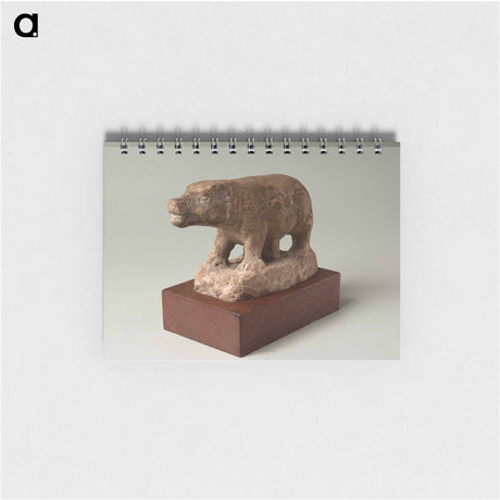 アートメモ帳-Hippopotamus Statuette
 - バーンズ・コレクション Memo.