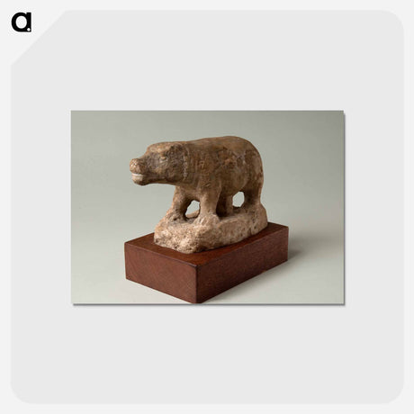 アートポストカード-Hippopotamus Statuette
 - バーンズ・コレクション Postcard.