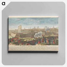 アートパネル-The Attack of Two Bastions, the Breaches being Made by the Miner
 - イェール大学アートギャラリー Canvas.