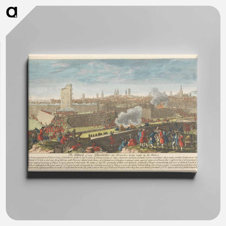 アートパネル-The Attack of Two Bastions, the Breaches being Made by the Miner
 - イェール大学アートギャラリー Canvas.