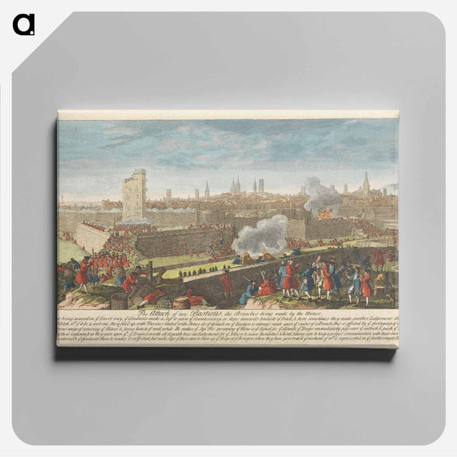 アートパネル-The Attack of Two Bastions, the Breaches being Made by the Miner
 - イェール大学アートギャラリー Canvas.
