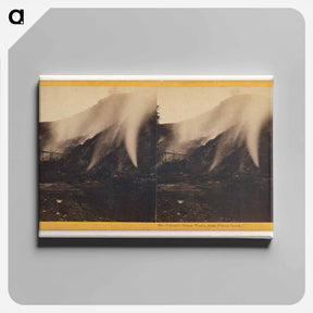 アートパネル-Vulcan's Steam Works, from Pluton Creek
 - エドワード マイブリッジ Canvas.