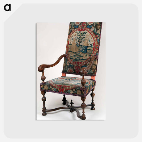 アートポストカード-Upholstered Armchair
 - バーンズ・コレクション Postcard.