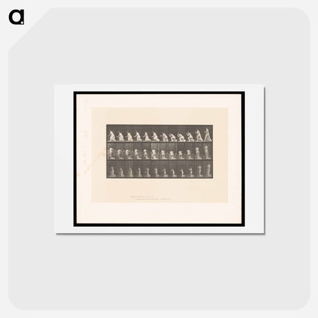 アートポストカード-Rising from Kneeling
 - エドワード マイブリッジ Postcard.