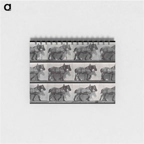 アートメモ帳-Cart-Horse Walking
 - エドワード マイブリッジ Memo.