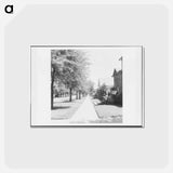アートポストカード-Klamath Falls Residential Section
 - ラッセル リー Postcard.