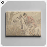 アートパネル-Hark: Startled Horse and Alert Rider
 - イェール大学アートギャラリー Canvas.