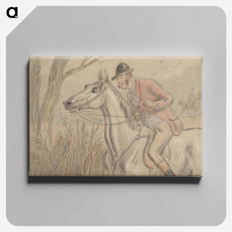 アートパネル-Hark: Startled Horse and Alert Rider
 - イェール大学アートギャラリー Canvas.
