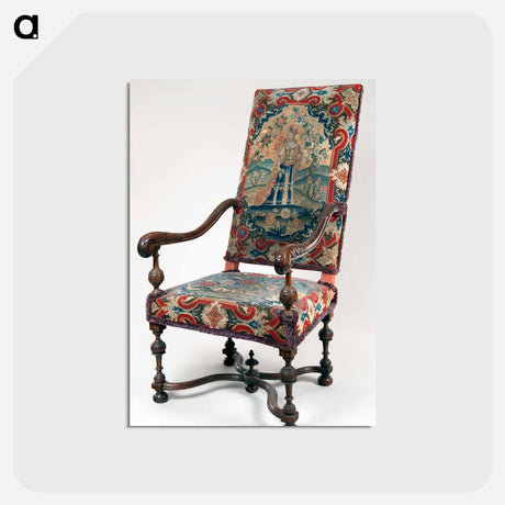 アートポストカード-Upholstered Armchair
 - バーンズ・コレクション Postcard.
