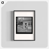 Post office in company lumber town. Gilchrist, Oregon. - ドロテア ラング Poster.