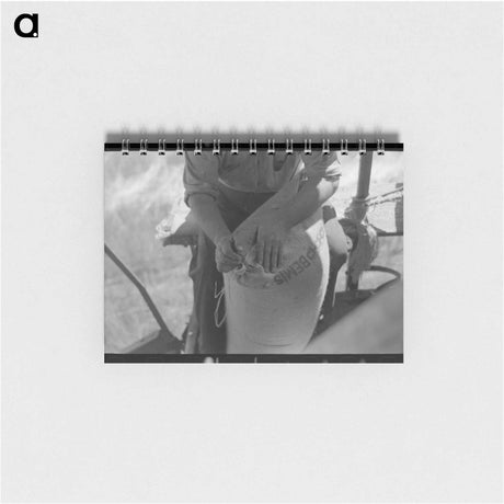 アートメモ帳-Cowboys Roping Horses
 - ラッセル リー Memo.