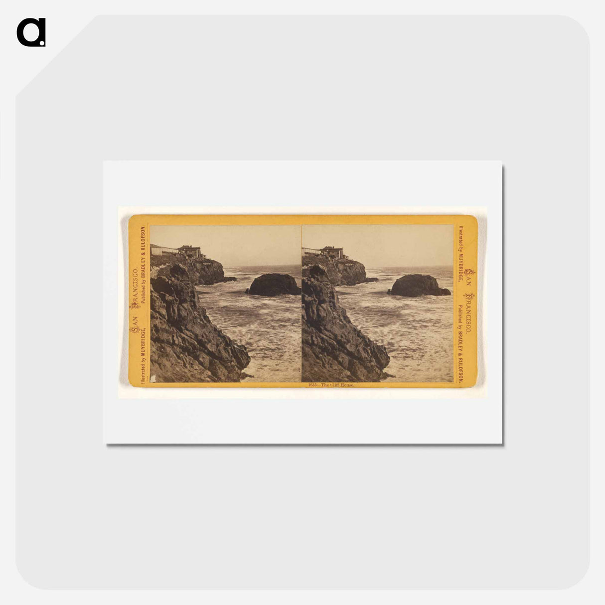 アートポストカード-The Cliff House
 - エドワード マイブリッジ Postcard.