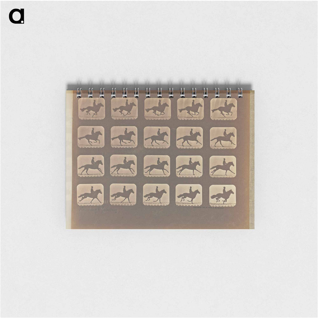 アートメモ帳-Running (Galloping)
 - エドワード マイブリッジ Memo.