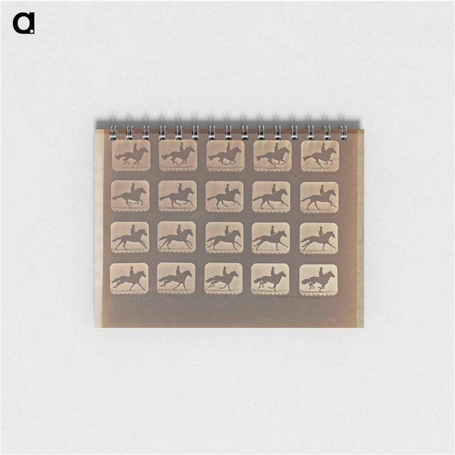アートメモ帳-Running (Galloping)
 - エドワード マイブリッジ Memo.