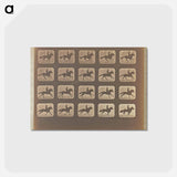 アートポストカード-Running (Galloping)
 - エドワード マイブリッジ Postcard.