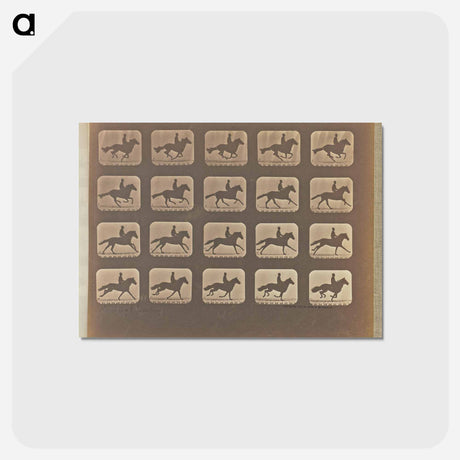 アートポストカード-Running (Galloping)
 - エドワード マイブリッジ Postcard.