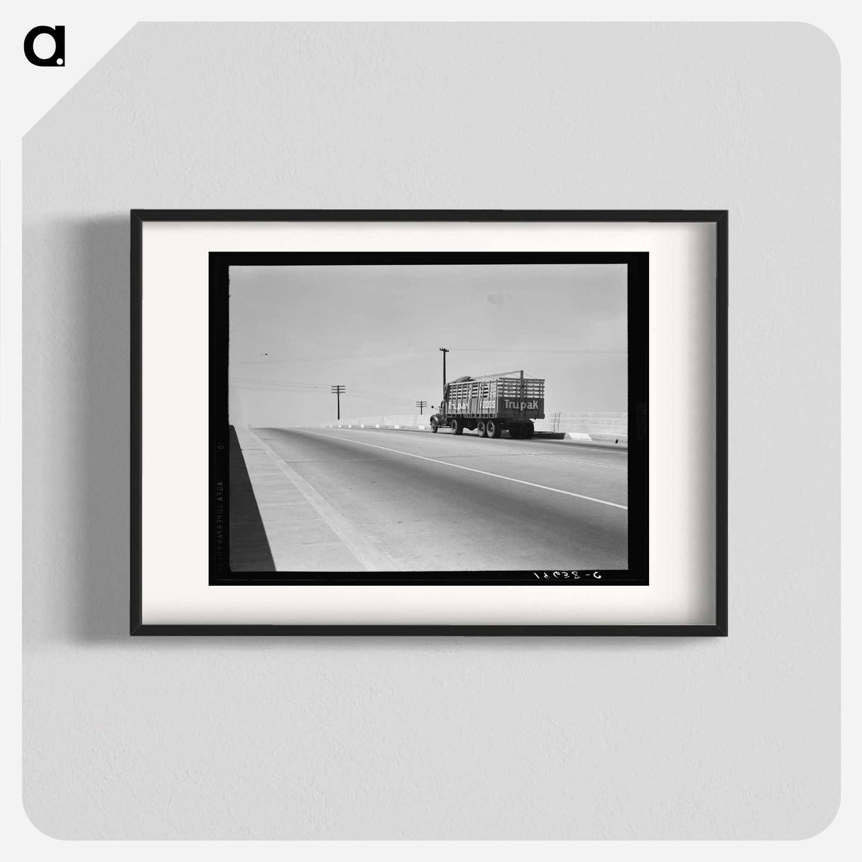 Between Tulare and Fresno - Dorothea Lange Poster.