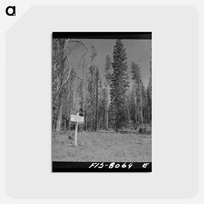 アートポストカード-Continental Divide Boundary
 - ラッセル リー Postcard.
