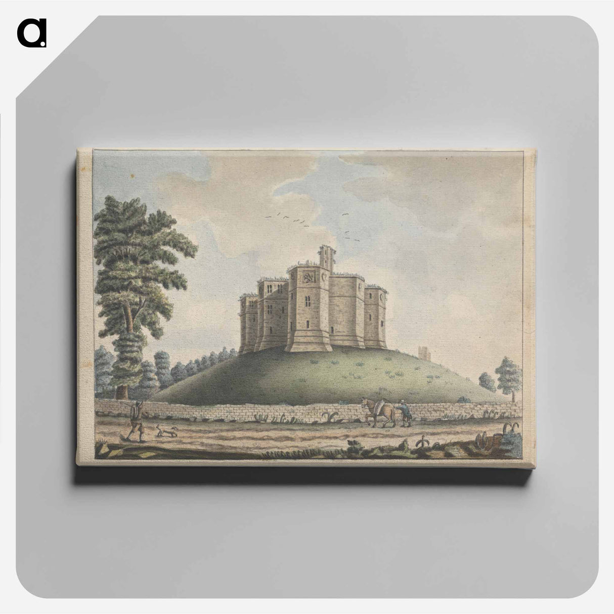 アートパネル-Warkworth Castle, Northumberland
 - イェール大学アートギャラリー Canvas.
