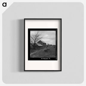 アートポスター-Hillside Farm - ドロテア ラング Poster.
