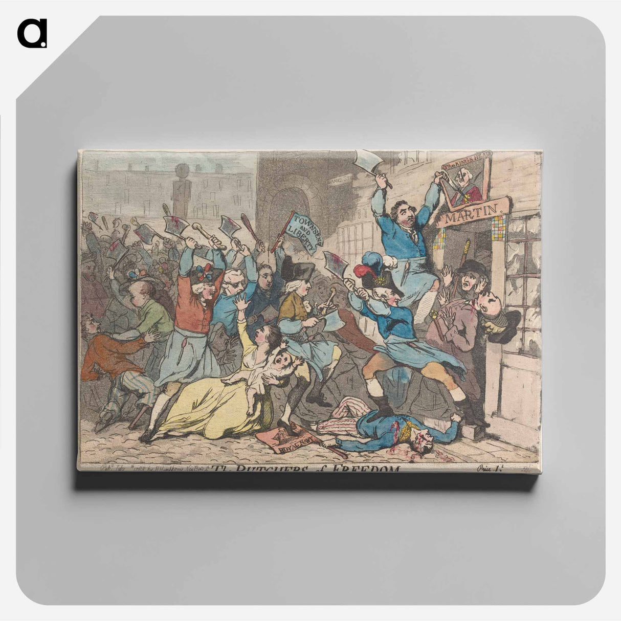 アートパネル-The Butchers of Freedom
 - イェール大学アートギャラリー Canvas.