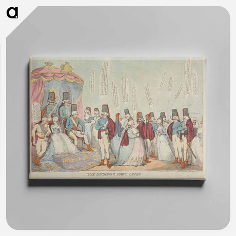 アートパネル-The Duchess's First Levee
 - イェール大学アートギャラリー Canvas.