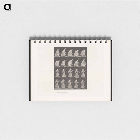 アートメモ帳-Woman with Basket and Parasol
 - エドワード マイブリッジ Memo.
