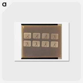 アートポストカード-Lance Throwing
 - エドワード マイブリッジ Postcard.
