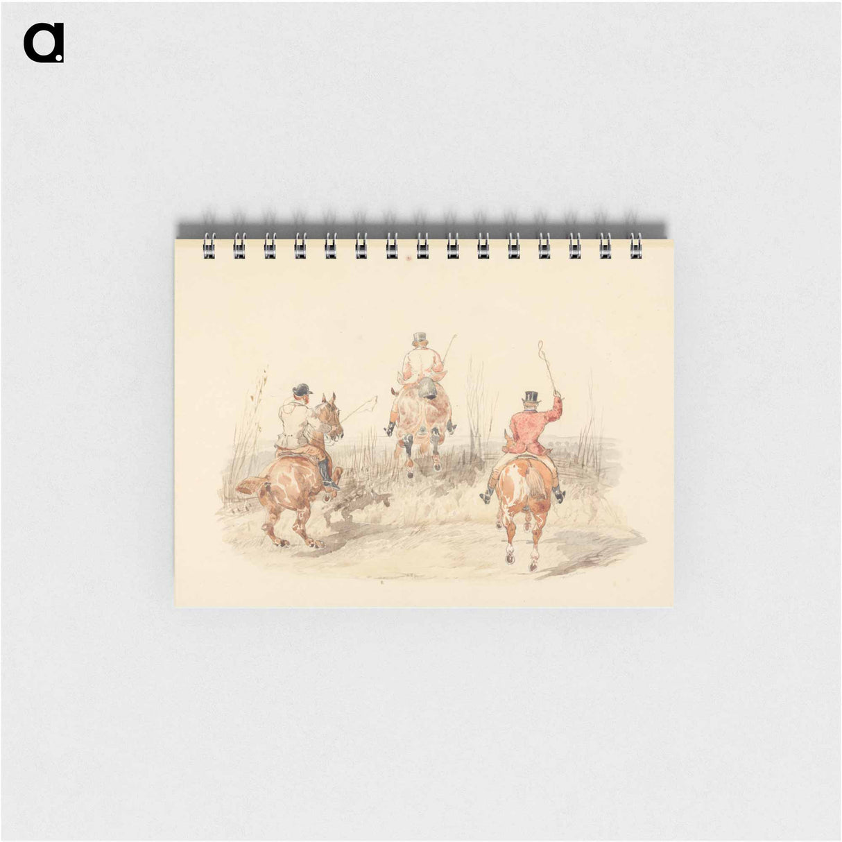 アートメモ帳-Riders Taking a Fence
 - イェール大学アートギャラリー Memo.
