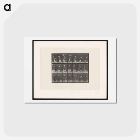 アートポストカード-Tennis Swing
 - エドワード マイブリッジ Postcard.