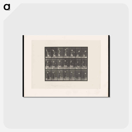 アートポストカード-Tennis Swing
 - エドワード マイブリッジ Postcard.