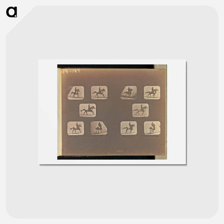 アートポストカード-Running
 - エドワード マイブリッジ Postcard.