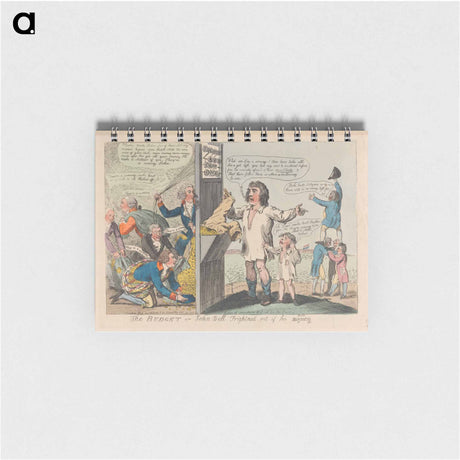 アートメモ帳-The Budget or John Bull Frightened Out of His (Money) Wits
 - イェール大学アートギャラリー Memo.