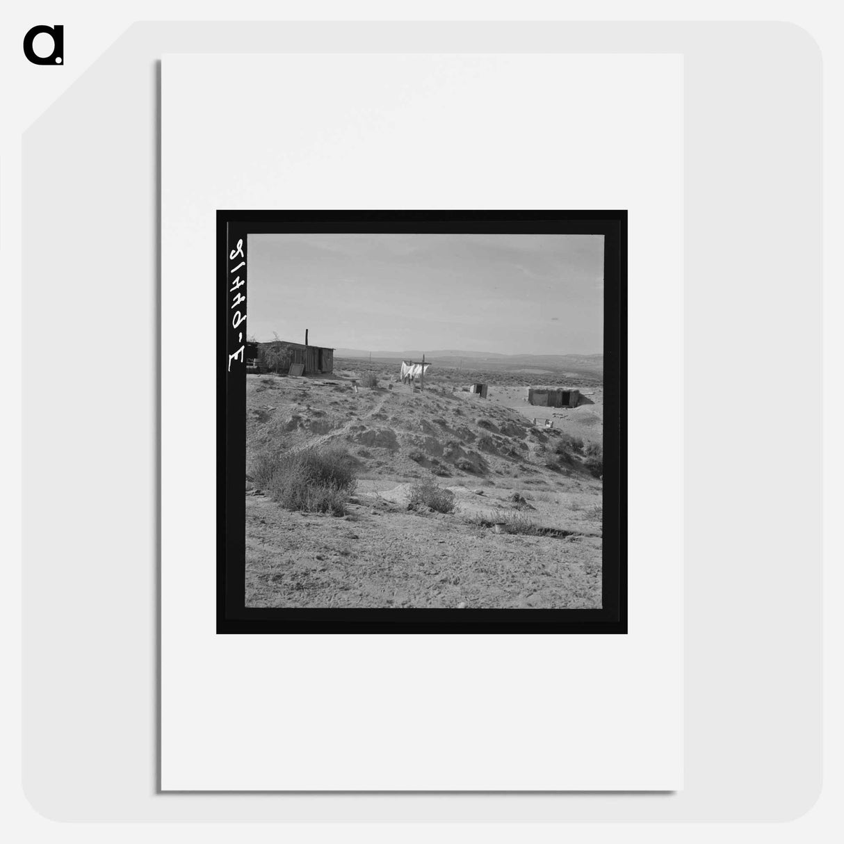 Untitled photo, possibly related to: The Dazey farm and home. Homedale district, Malheur County, Oregon - Dorothea Lange Poster.